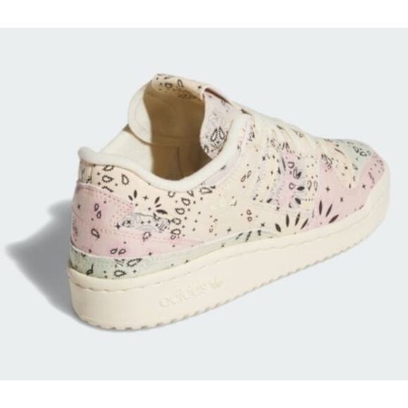 NEW ADIDAS ORIGINALS Forum 84 Low CL Pastel Paisley Women's US 10.5 - Picture 4 of 10